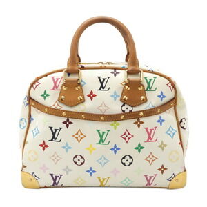 Louis Vuitton Monogram Multicolor Trouville Handbag Blanc White